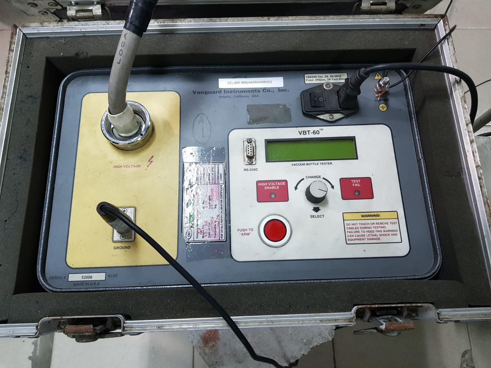Circuit Breaker Analyzer, Primary Current Injection Set, CT Analyzer and Vacuum Bottle Tester